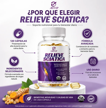 RELIEVE SCIATICA 120 CAPS NERVE HEALTH